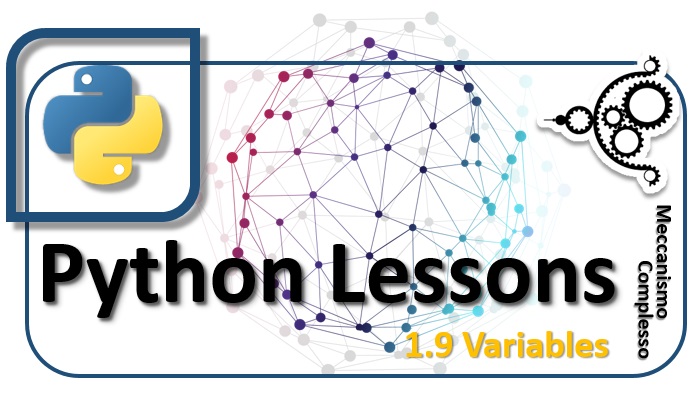 Pyhton Lessons - 1.9 Variables