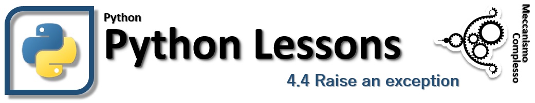 python-lessons-4-4-raise-an-exception-meccanismo-complesso