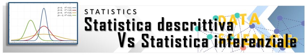 Statistica descrittiva vs statistica inferenziale header