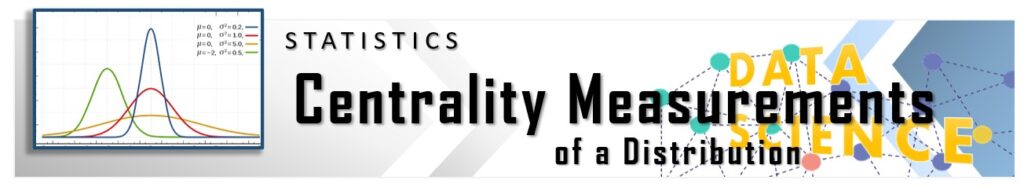 Centrality Measurements of a distribution header