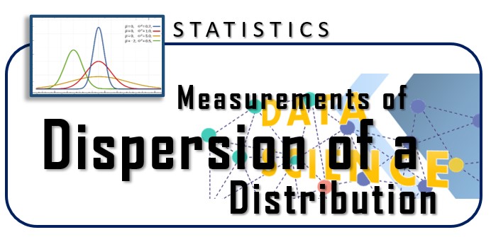 Measurements of dispersion of a distribution