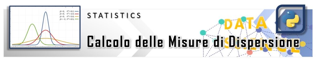 Calcolo delle misure di dispersione header